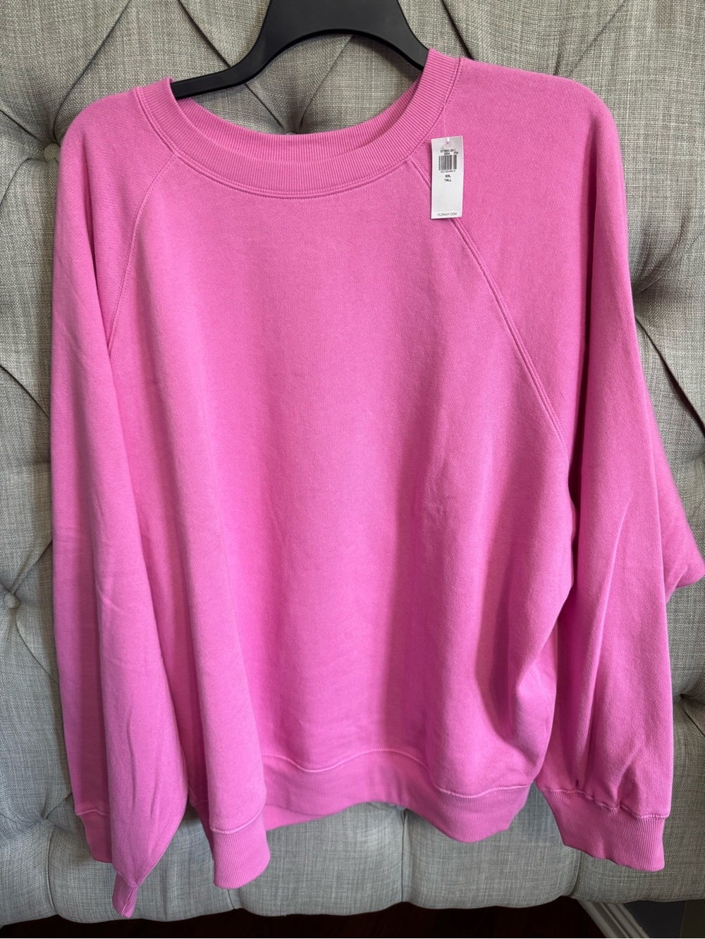 Old Navy Bright Pink Crewneck Sweatshirt
